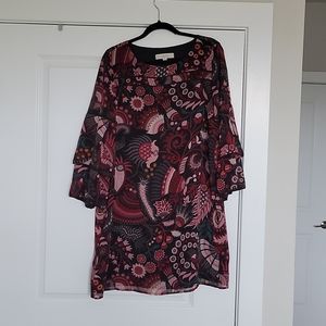 Loft floral dress size Large